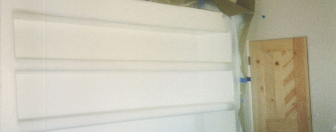 Shelving Plaster In Progress